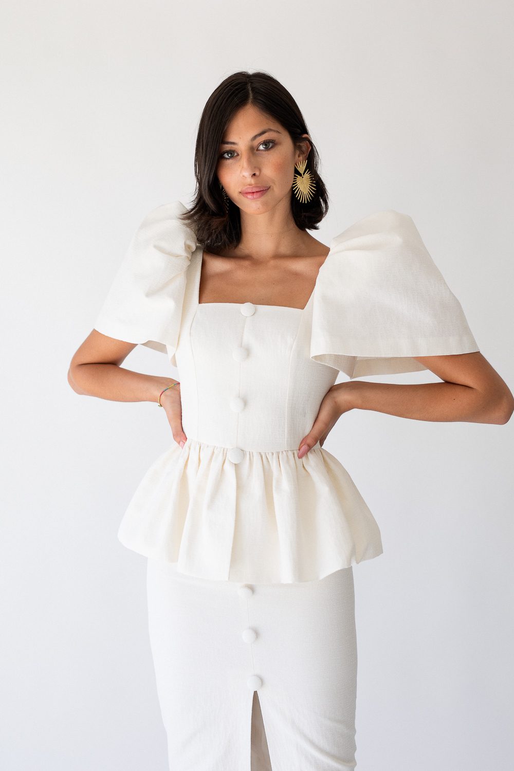 VESTIDO MARTINA OCRE