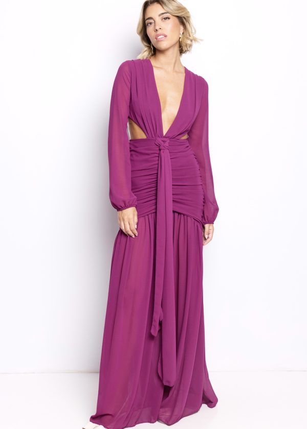 VESTIDO CANALETTA BUGANVILLA